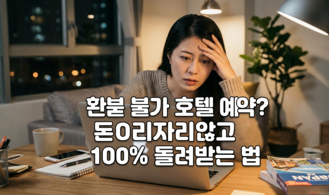 Thumbnail image for Agoda and Booking.com non-refundable hotel cancellation success story and consumer dispute resolution tips.(아고다, 부킹닷컴 환불 불가 취소 성공 후기 및 소비자 분쟁 해결 팁 썸네일 이미지)